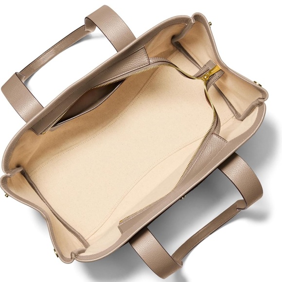 Michael Kors Romee large pebble leather tote NWT in Birch - Picture 3 of 14